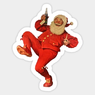 F Coke - Santa loves Pepsi Sticker